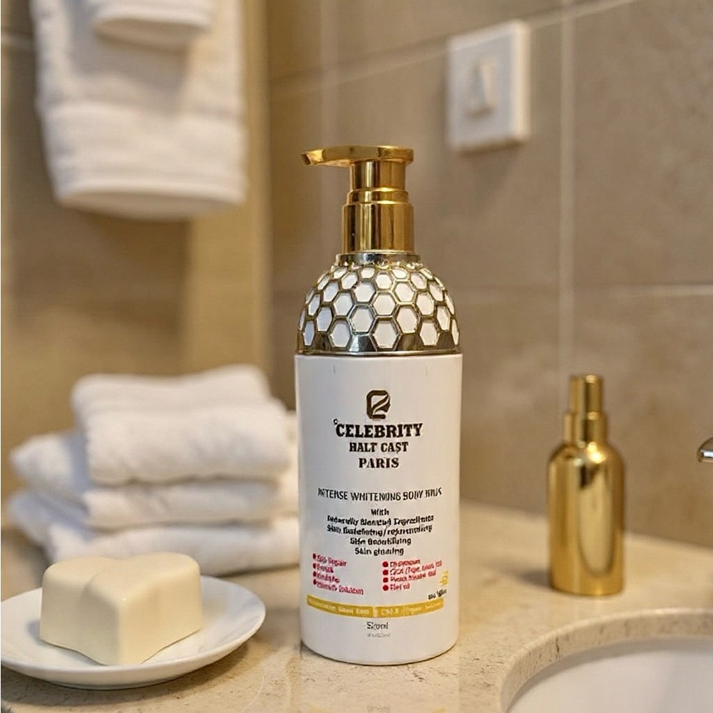 Celebrity Half Cast Paris Whitening Body Milk (500ml) spf 50